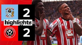 Championship: Coventry 2 - 2 Sheffield Utd (2024-2025)