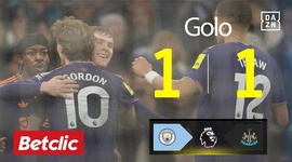 Premier League: Man City vs Newcastle, Golo 1-1 Lewis Hall (2025-2026)