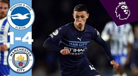 Premier League: Brighton 1 - 4 Man City (2021-2022)