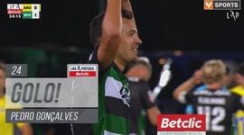 Liga Portugal Betclic: Arouca vs Sporting, Golo 0-1 Pedro Gonçalves (2024-2025)
