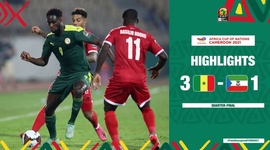 CAN: Senegal 3 - 1 Guiné Equatorial (2022)