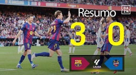 La Liga: Barcelona 3 - 0 Levante (2025-2026)