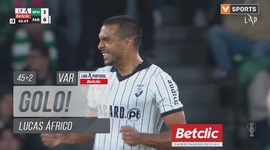 Liga Portugal Betclic: Sporting vs Farense, Golo 2-1 Lucas Áfrico (VAR) (2024-2025)
