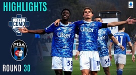 Serie A: Como 5 - 0 Pisa (2025-2026)