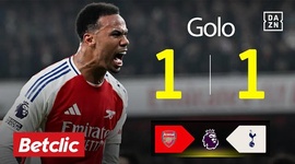 Premier League: Arsenal vs Tottenham, Golo 1-1 Gabriel Magalhães (2024-2025)