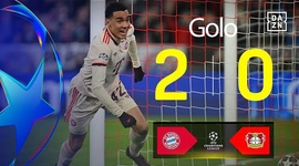 Liga Campeões: Bayern München vs Leverkusen, Golo 2-0 Musiala (2024-2025)