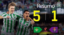 La Liga: Bétis 5 - 1 Valladolid (2024-2025)