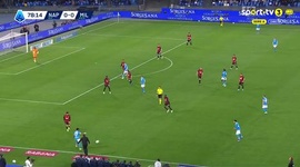 Serie A: Napoli vs Milan, Golo 1-0 M. Politano (2025-2026)