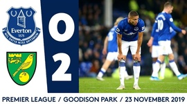 Premier League: Everton 0 - 2 Norwich (2019-2020)