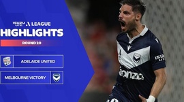 A-League: Adelaide United 1 - 2 Melbourne Victory (2023-2024)