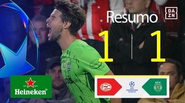 Liga Campeões: PSV 1 - 1 Sporting (2024-2025)