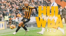 Championship: Hull City 1 - 2 WBA (2024-2025)