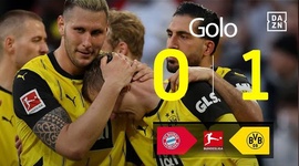Bundesliga: Bayern München vs Dortmund, Golo 0-1 Beier (2024-2025)