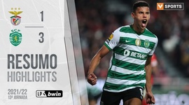 Liga Portugal Bwin: Benfica 1 - 3 Sporting (2021-2022)