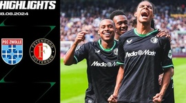 Eredivisie League: FC Zwolle 1 - 5 Feyenoord (2024-2025)