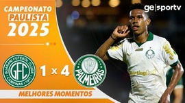 Campeonato Paulista: Guarani 1 - 4 Palmeiras (2025)