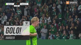Taça de Portugal Generali Tranquilidade: Sporting vs Amarante, Golo 3-0 Harder (2024-2025)