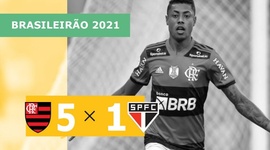 Brasileirão: Flamengo 5 - 1 São Paulo (2021)