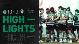 Liga de Futebol Feminino BPI: Sporting 13 - 0 A-dos-Francos (2020-2021)