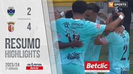 Liga Portugal Betclic: Desp. Chaves 2 - 4 Sp. Braga (2023-2024)