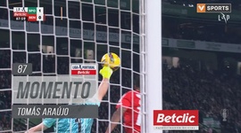 Liga Portugal Betclic: Sporting vs Benfica, Jogada Tomás Araújo, 87' (2024-2025)