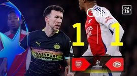 Liga Campeões: Arsenal vs PSV, Golo 1-1 Perišić (2024-2025)