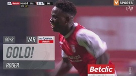 Liga Portugal Betclic: Sp. Braga vs CF Estrela Amadora, Golo 3-0 Roger (2023-2024)