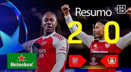 Liga Campeões: Arsenal 2 - 0 Leverkusen (2025-2026)