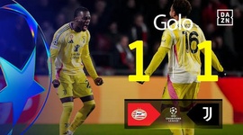 Liga Campeões: PSV vs Juventus, Golo 1-1 Weah (2024-2025)