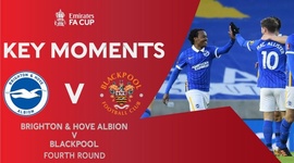 FA Cup: Brighton 2 - 1 Blackpool (2020-2021)