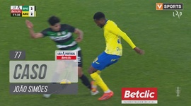 Liga Portugal Betclic: Sporting vs Arouca, Caso João Simões, 77' (2024-2025)