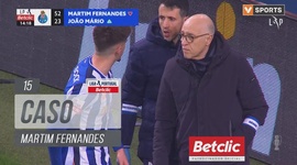 Liga Portugal Betclic: FC Porto vs Santa Clara, Caso Martim Fernandes, 15' (2024-2025)