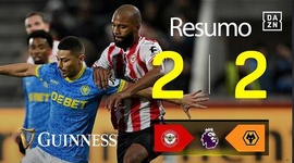Premier League: Brentford 2 - 2 Wolves (2025-2026)