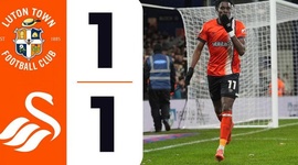Championship: Luton Town 1 - 1 Swansea City (2024-2025)