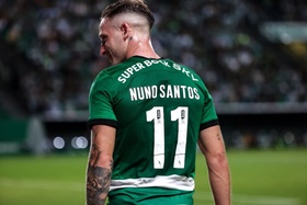 Sporting volta a contar com Nuno Santos após 15 meses de ausência