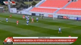 Segunda Liga: Benfica 4 - 1 Oliveirense (2014-2015)