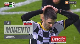 Liga Portugal Betclic: Boavista vs CF Estrela Amadora, Jogada Vukotic, 34' (2024-2025)