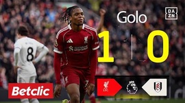 Premier League: Liverpool vs Fulham, Golo 1-0 Rio Ngumoha (2025-2026)