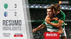 Liga Portugal Betclic: Sporting 3 - 2 Vizela (2023-2024)