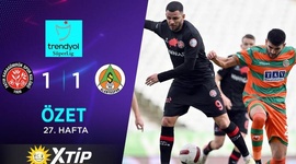 Super Ligi: Fatih Karagümrük 1 - 1 Alanyaspor (2023-2024)