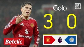 Premier League: Man Utd vs Leicester, Golo 3-0 Garnacho (2024-2025)