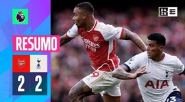 Premier League: Arsenal 2 - 2 Tottenham (2023-2024)