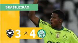 Brasileirão: Botafogo 3 - 4 Palmeiras (2023)