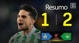 La Liga: Getafe 1 - 2 Bétis (2024-2025)