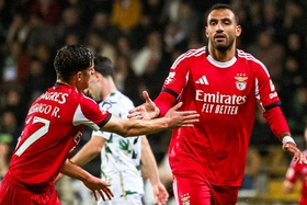 Benfica goleia em Moreira de Cónegos guiado por Pavlidis e Aursnes