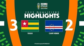 Qualificação CAN: Togo 3 - 2 Cabo Verde (2023)
