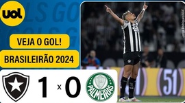 Brasileirão: Botafogo 1 - 0 Palmeiras (2024)