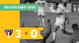 Brasileirão: São Paulo 3 - 0 Atlético-MG (2020)