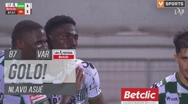 Liga Portugal Betclic: Moreirense vs Gil Vicente, Golo 3-2 Nlavo Asué (2024-2025)
