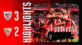 La Liga: Athletic Bilbao 3 - 2 Sevilla (2025-2026)